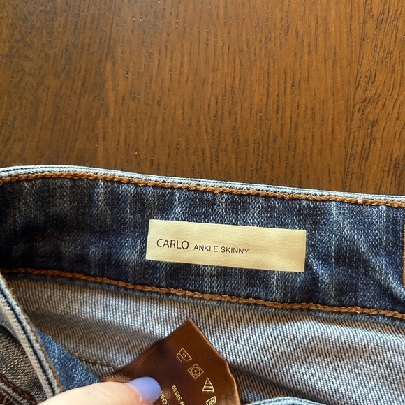 Kut from the Kloth Carlo ankle skinny distressed he skinny jeans and - Picture 4 of 9